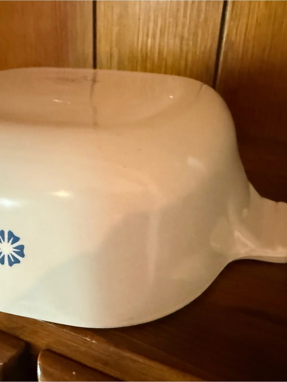 Corningware white casserole